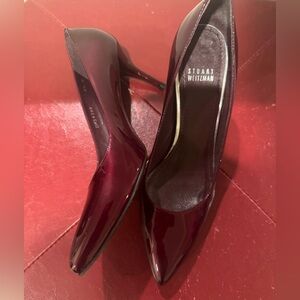 Stuart Weitzman Burgundy Pump Heels